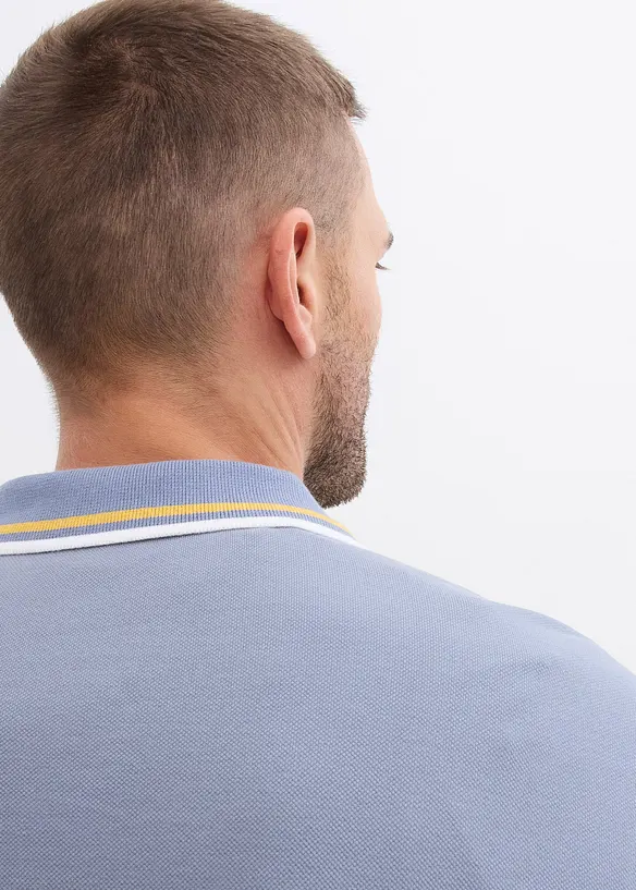 Poloskjorte i 100% økologisk bomull (2-pack), bonprix