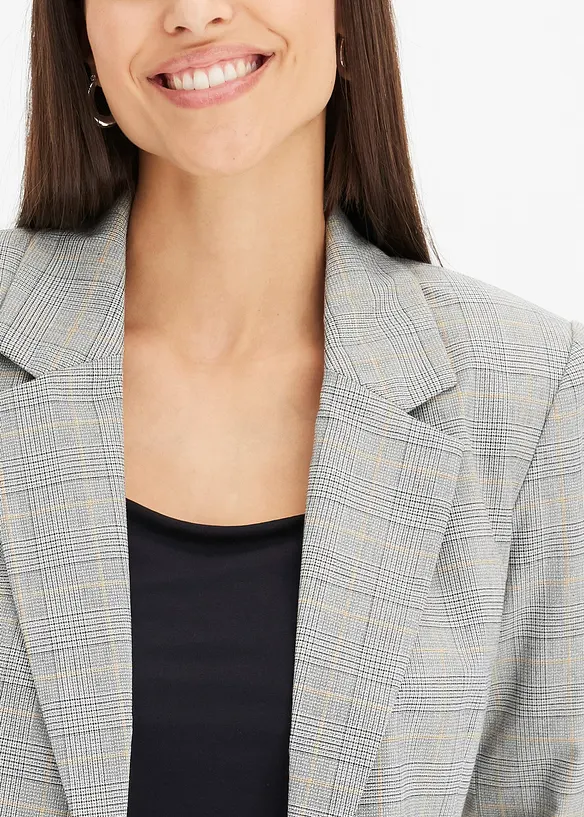 Blazer med glencheck-ruter, bonprix