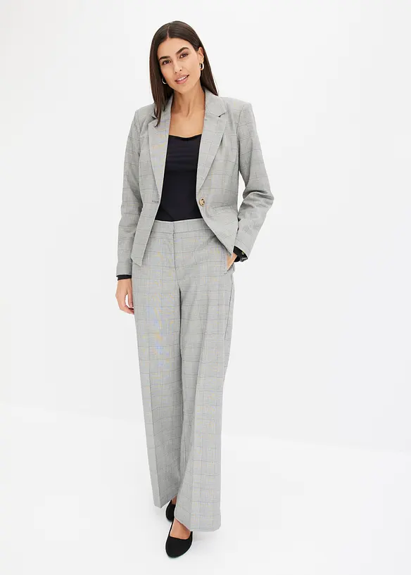 Blazer med glencheck-ruter, bonprix