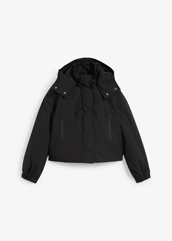 Outdoor-jakke i kort modell og vannavvisende materiale, bonprix