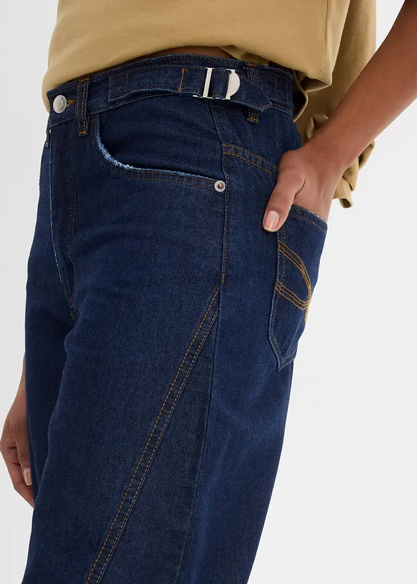 Ballong-jeans, Mid Waist, bonprix