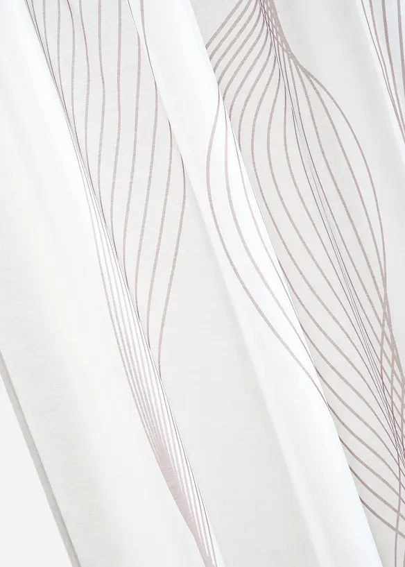 Gardin med bølge-print (1-pack), bonprix