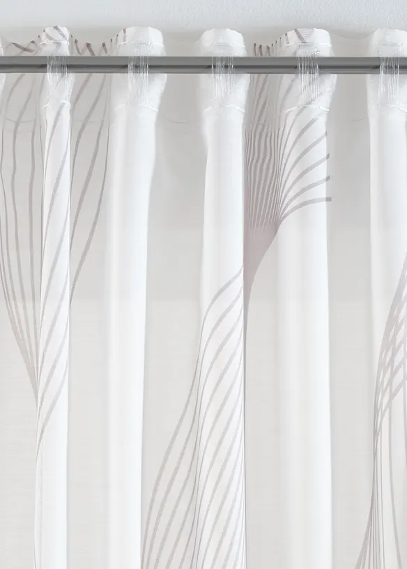 Gardin med bølge-print (1-pack), bonprix