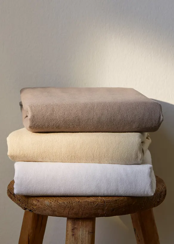 Stretchlaken i flanell, bonprix