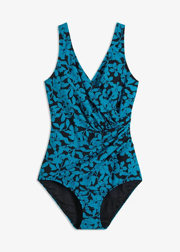Shape-badedrakt i omslagslook, lett formende, bonprix