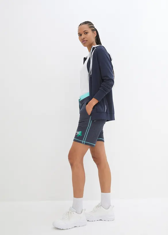 Sweatshorts i bomullsmiks, bonprix