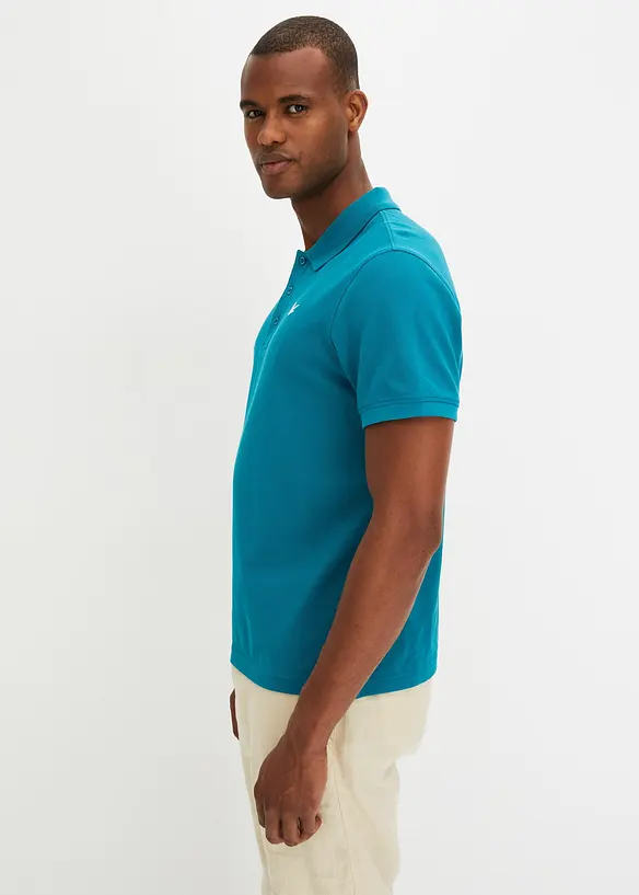 Kortermet poloskjorte (2-pack), bonprix