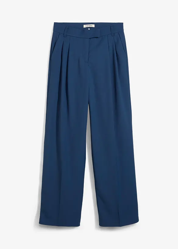 Bukse med legg og vide ben, bonprix