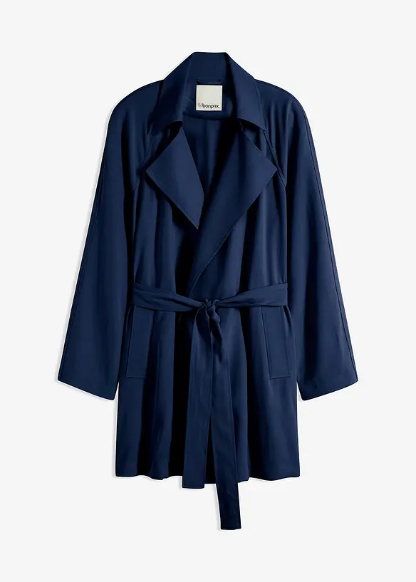 Trenchcoat i kort modell, bonprix