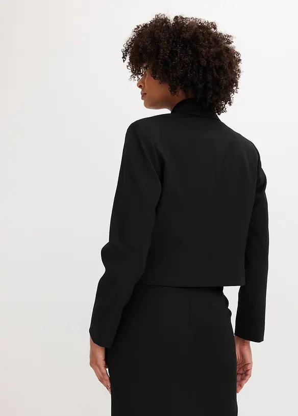 Kort blazer med smykkeknapper, bonprix