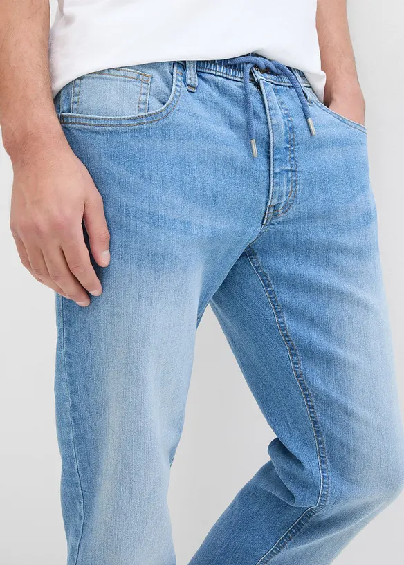 Regular Fit-jeans med stretch, Straight (2-pack), bonprix
