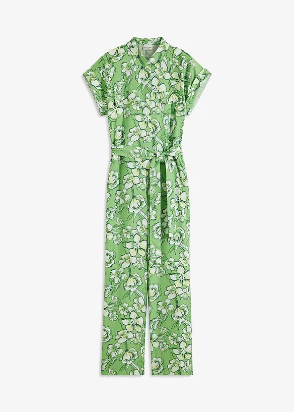 Jumpsuit i lett viskosemiks, bonprix