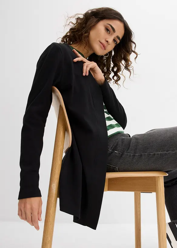 Cardigan i økologisk bomull, bonprix