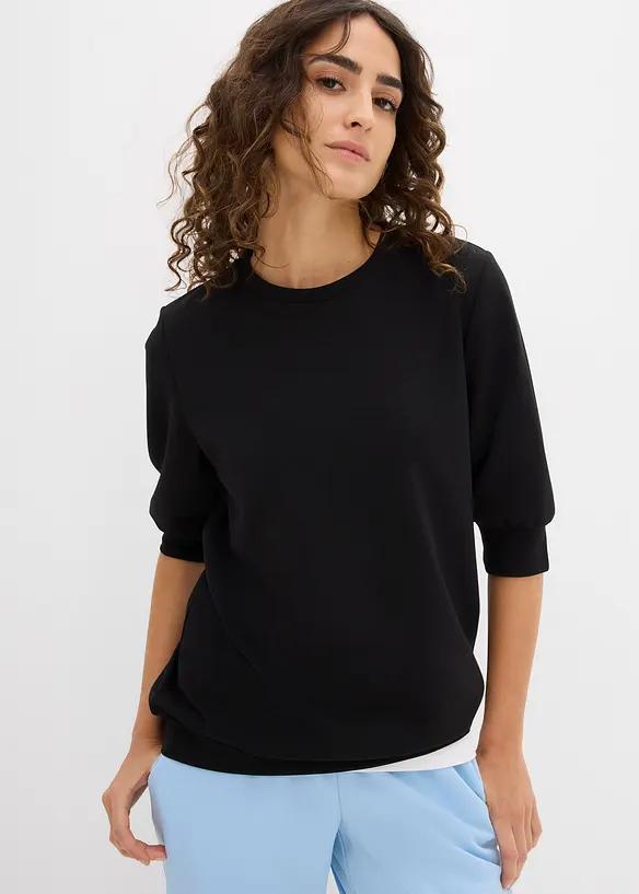 Sweatshirt i ledig modell, bonprix
