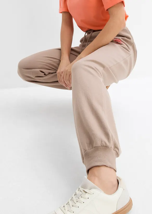 Joggebukse i 100% bomull, bonprix