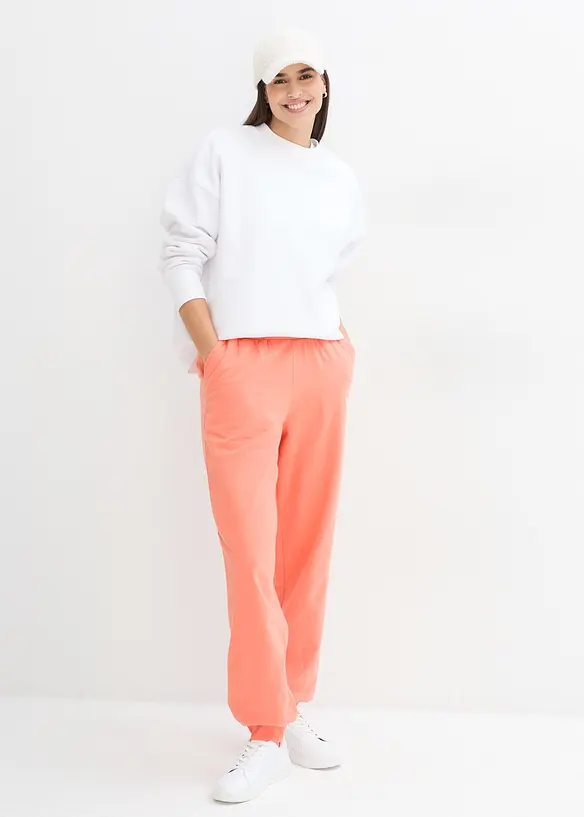 Joggebukse i 100% bomull, bonprix
