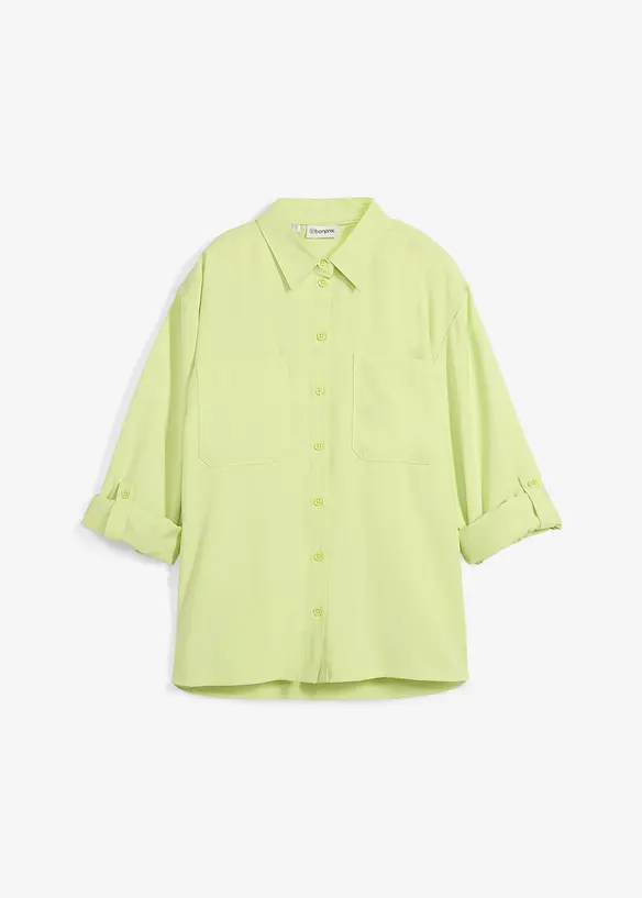 Bluse i lett viskosemiks, bonprix