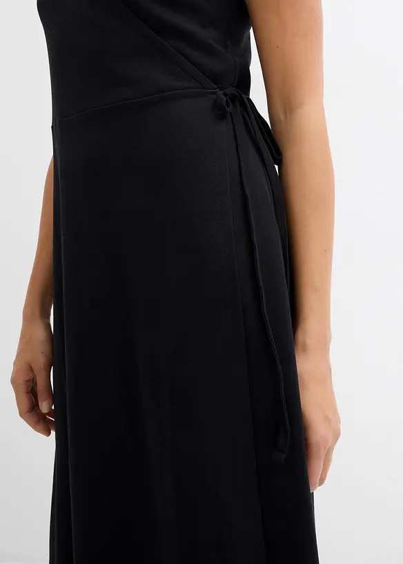 Jerseykjole i omslagsstil, bonprix