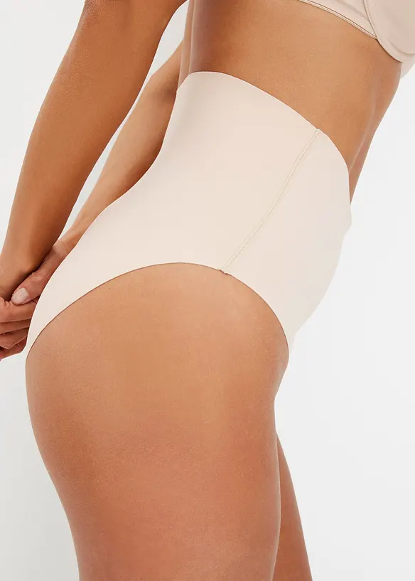 Sømløs shape-truse med lett formende effekt (2-pack), bonprix