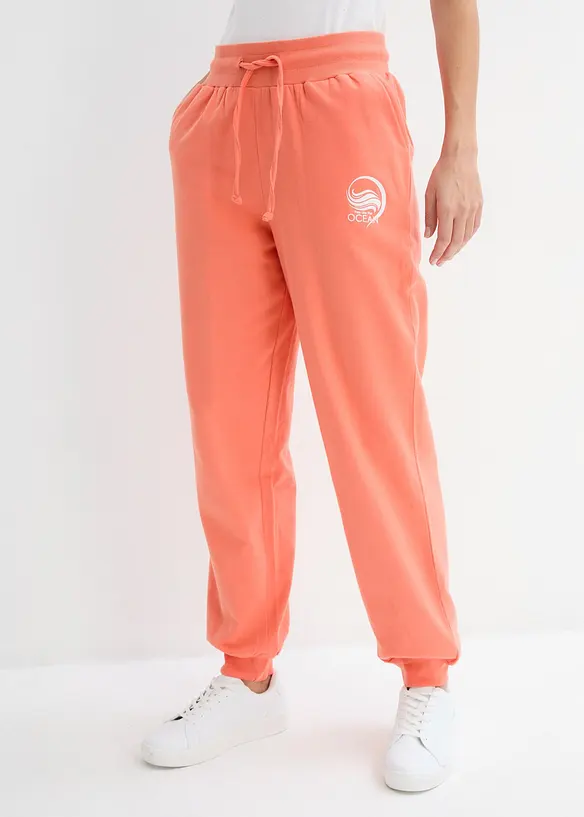 Joggebukse i 100% bomull, bonprix