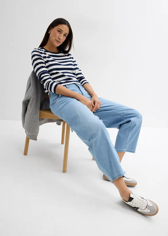 Balloon-jeans Mid Waist, supersoft, cropped, bonprix