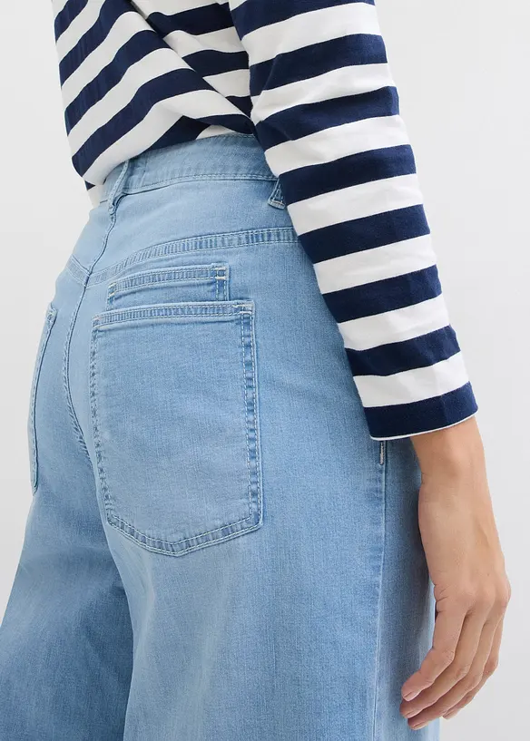 Balloon-jeans Mid Waist, supersoft, cropped, bonprix