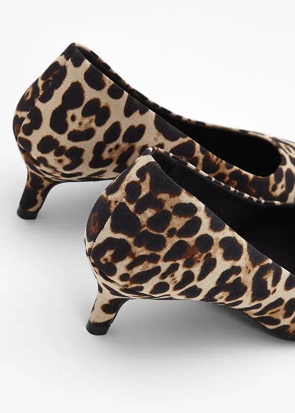 Pumps med dyremønster, bonprix