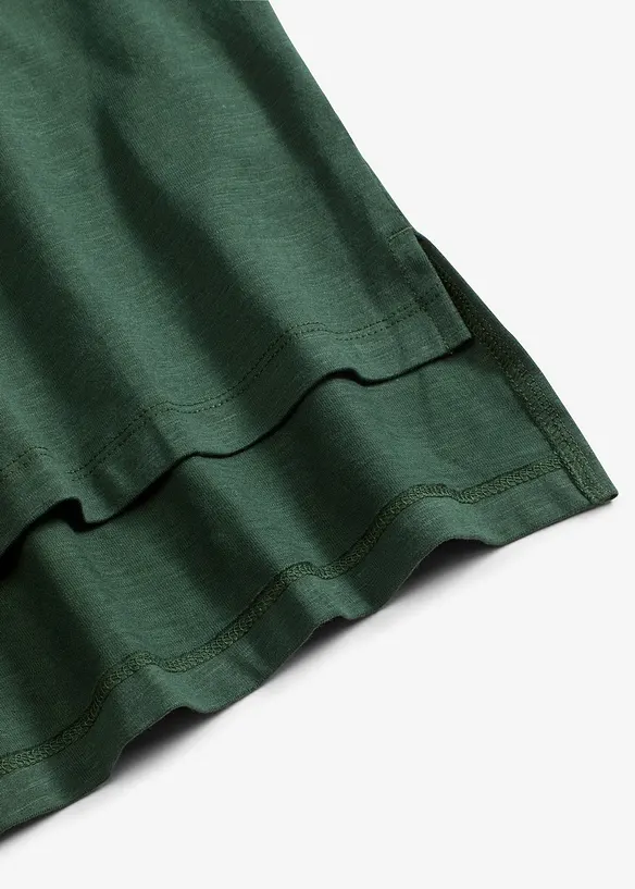 Oversized topp i ren bomull, bonprix
