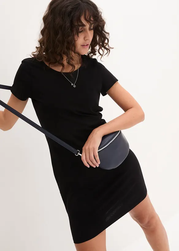 Jerseykjole i økologisk bomull med elastan, bonprix