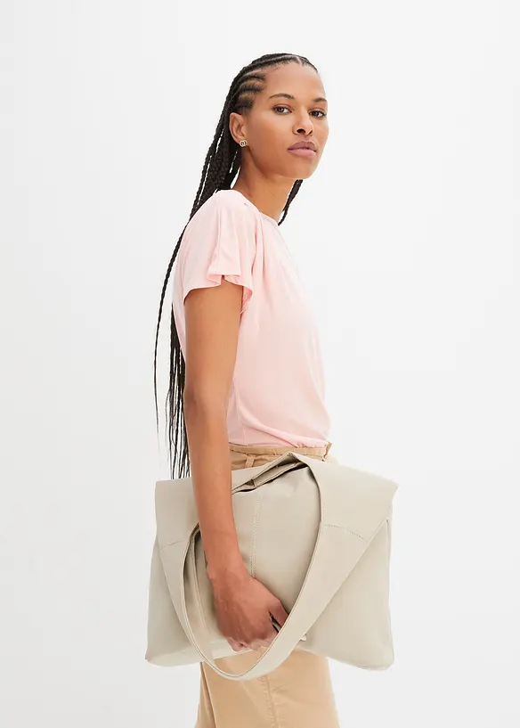 T-skjorte i myk viskose, bonprix