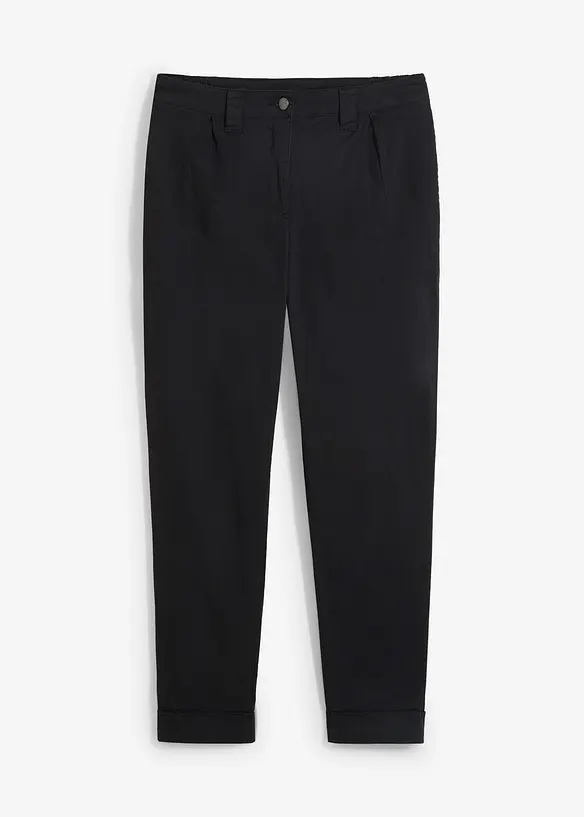 Chinos i bomull, ankellang, bonprix