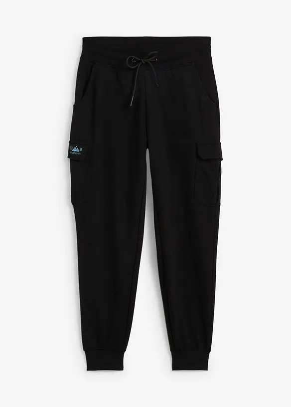 Joggebukse med cargolommer, bonprix