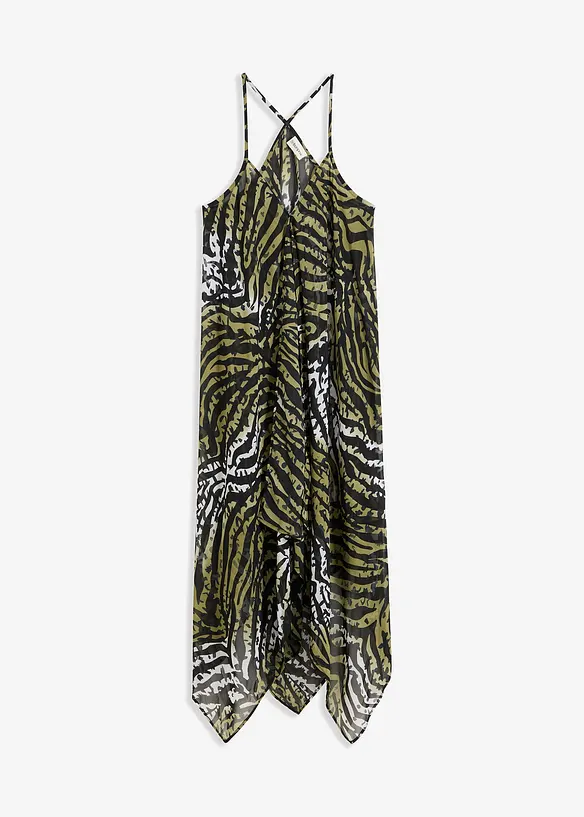 Maxi-strandkjole i chiffon, bonprix