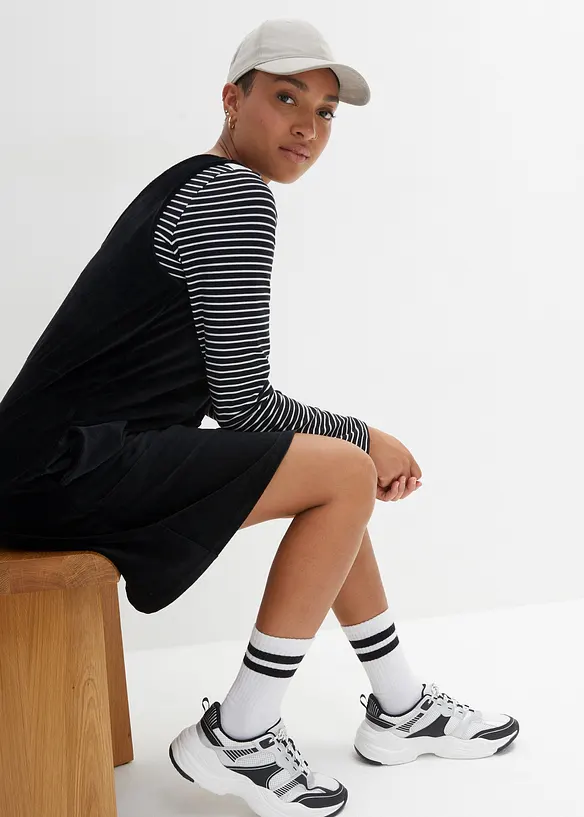 Selekjole av jersey-cord, bonprix