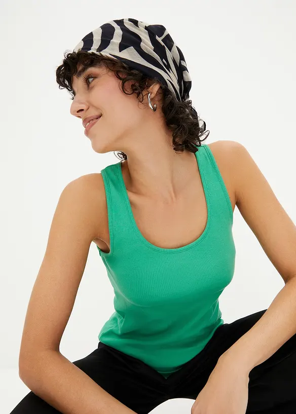 Ribbet topp, bonprix