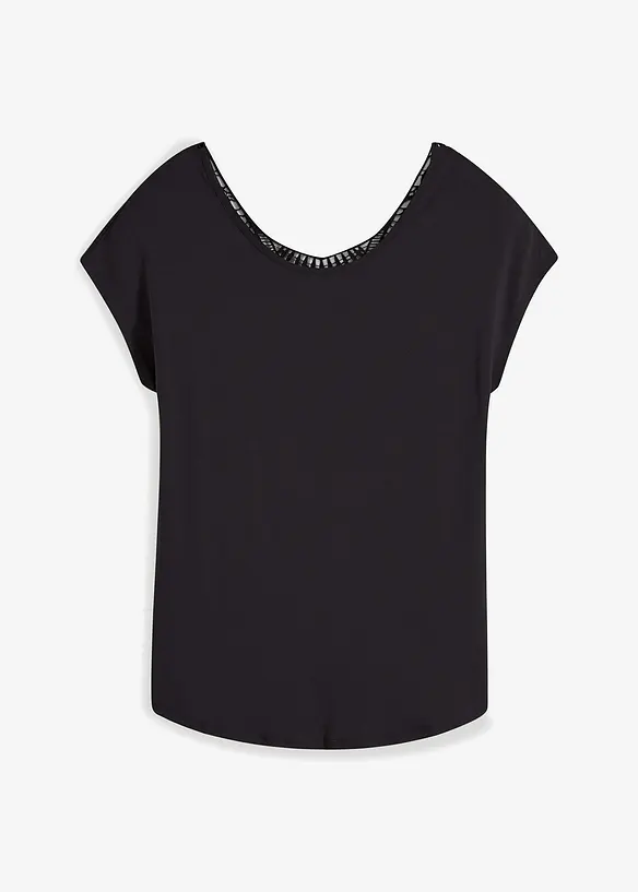 Topp med heklet innfelling, bonprix