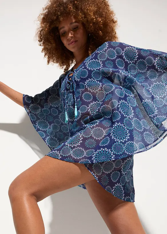 Strandtunika i chiffon, bonprix