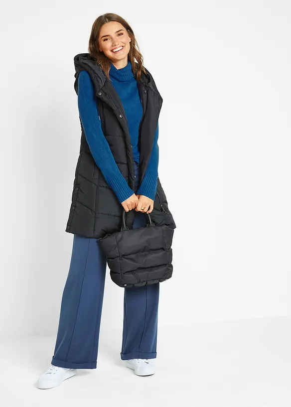 Basic genser med høy hals, bonprix