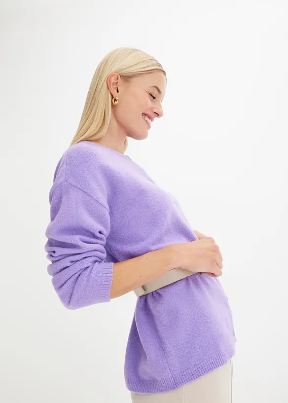 Finstrikket cardigan, bonprix