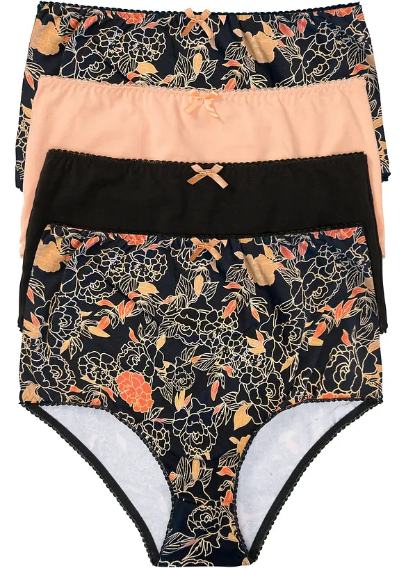 Høy truse (4-pack), bonprix