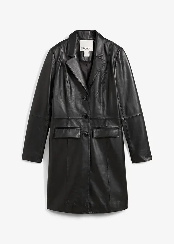 Kåpe i lammenappa og blazerlook, bonprix
