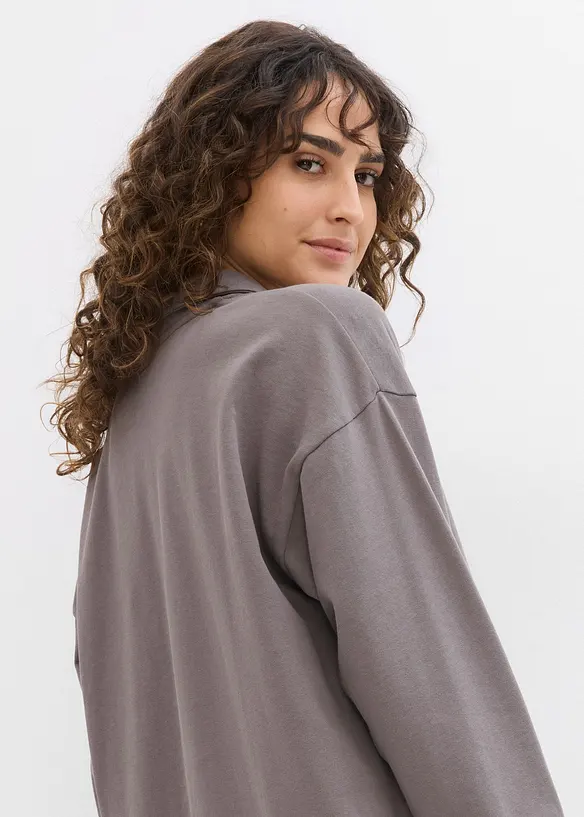 Sweatshirtkjole i ren bomull, bonprix