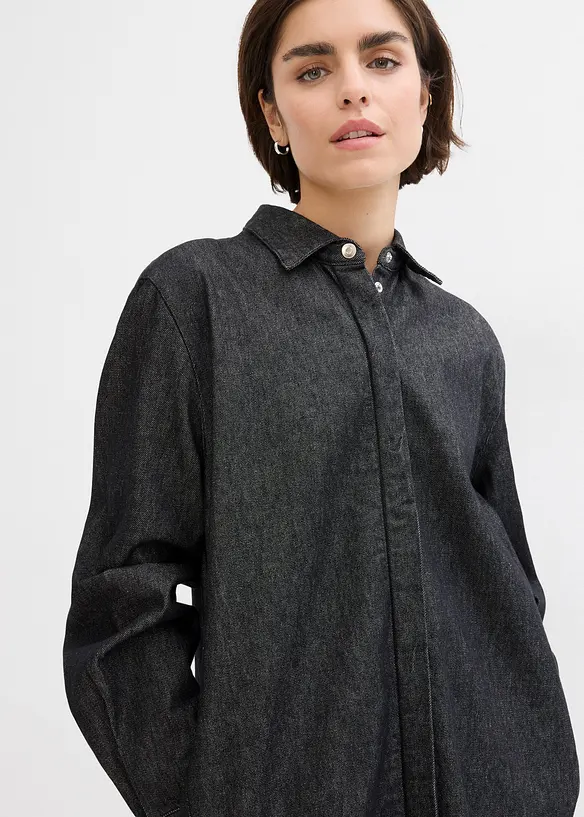 Oversized jeanskjole, bonprix