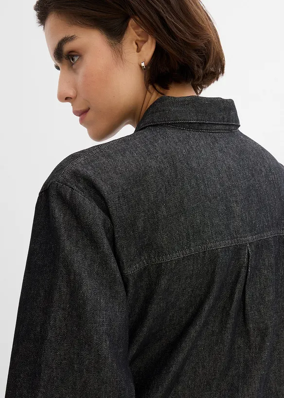 Oversized jeanskjole, bonprix
