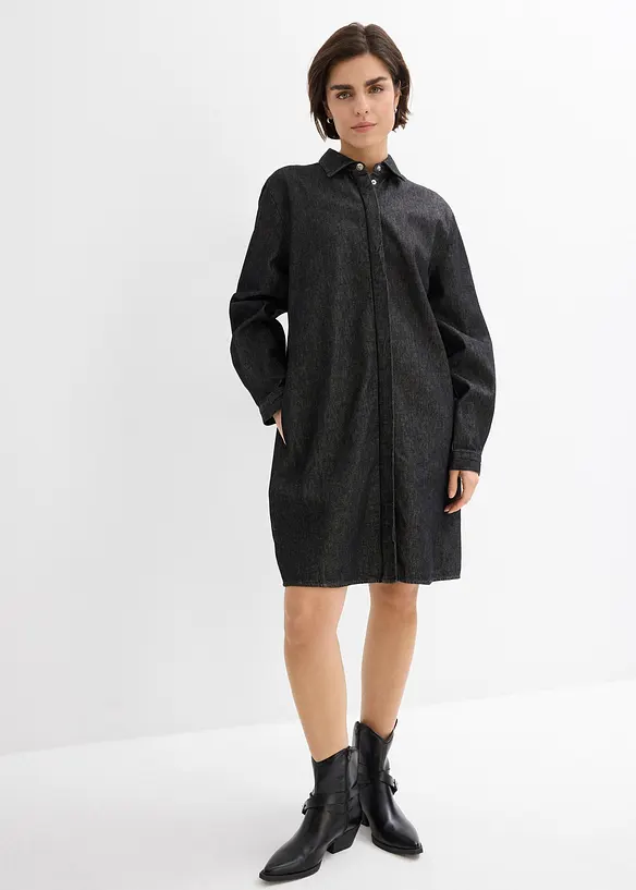 Oversized jeanskjole, bonprix