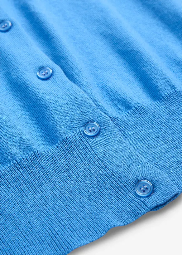 Cardigan med silke, bonprix