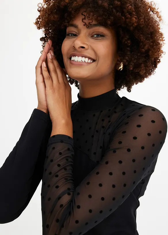 One shoulder-kjole i ettersittende modell, bonprix