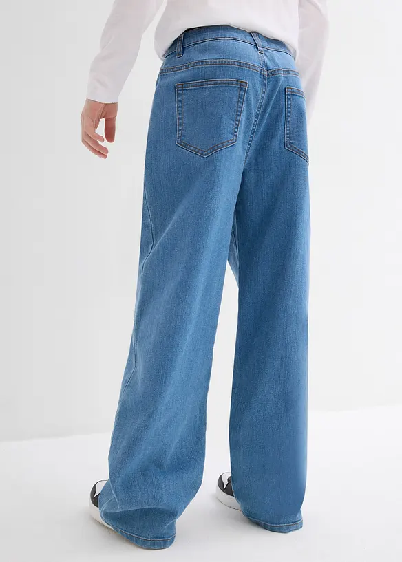Extra Loose Fit Stretch-jeans, Straight, bonprix