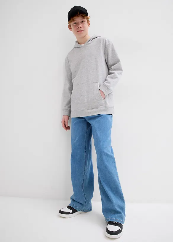 Extra Loose Fit Stretch-jeans, Straight, bonprix