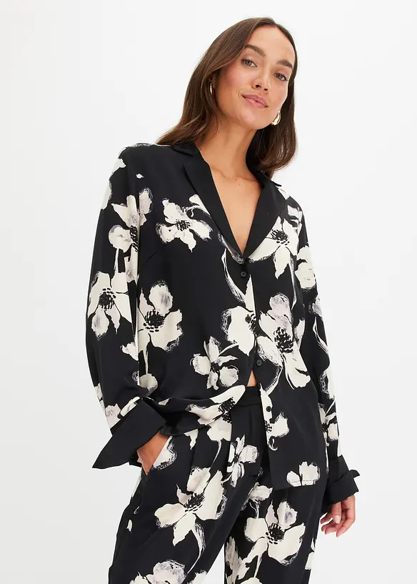 Mønstret bluse, bonprix